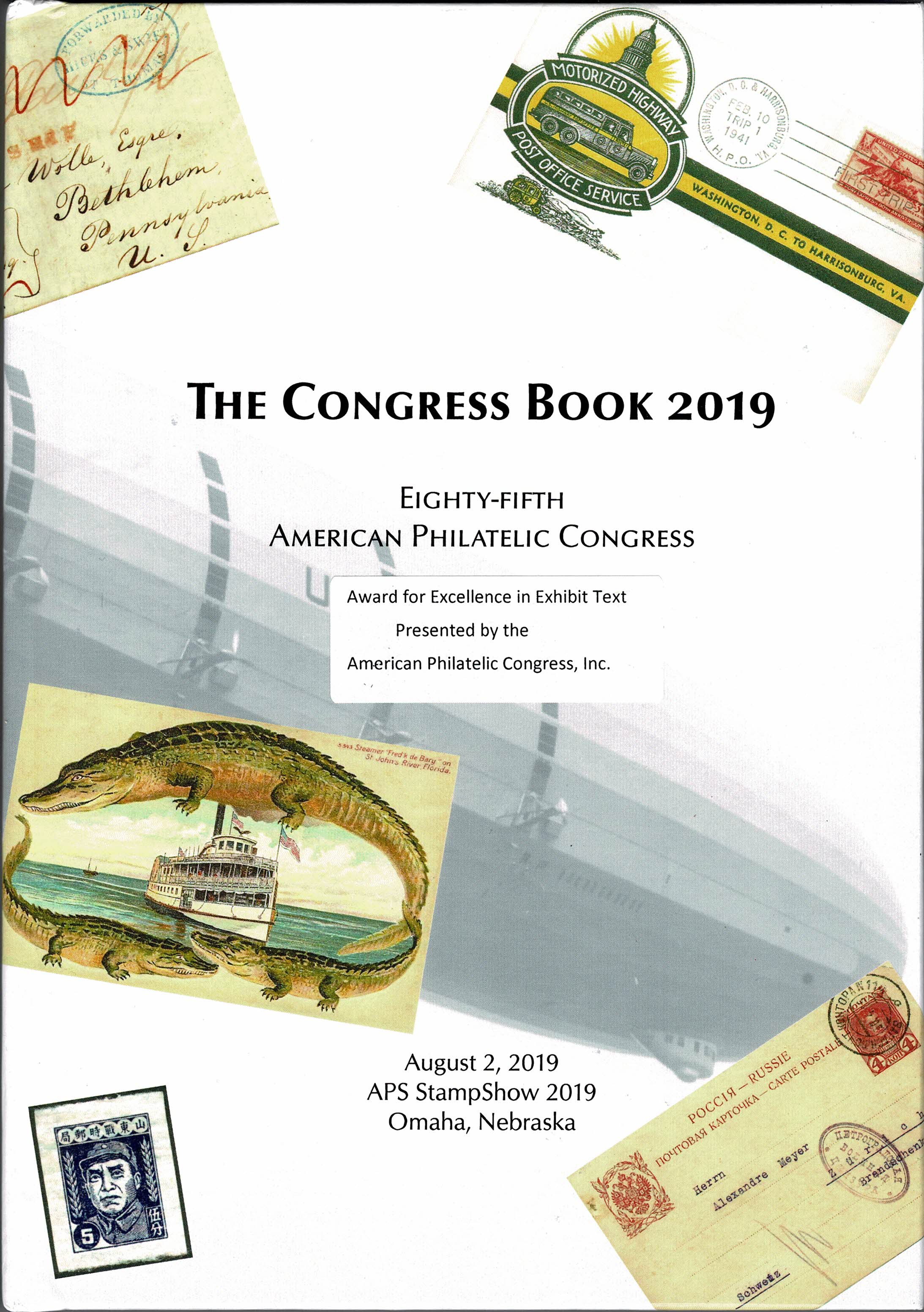 American Philatelic Congress Award 2019