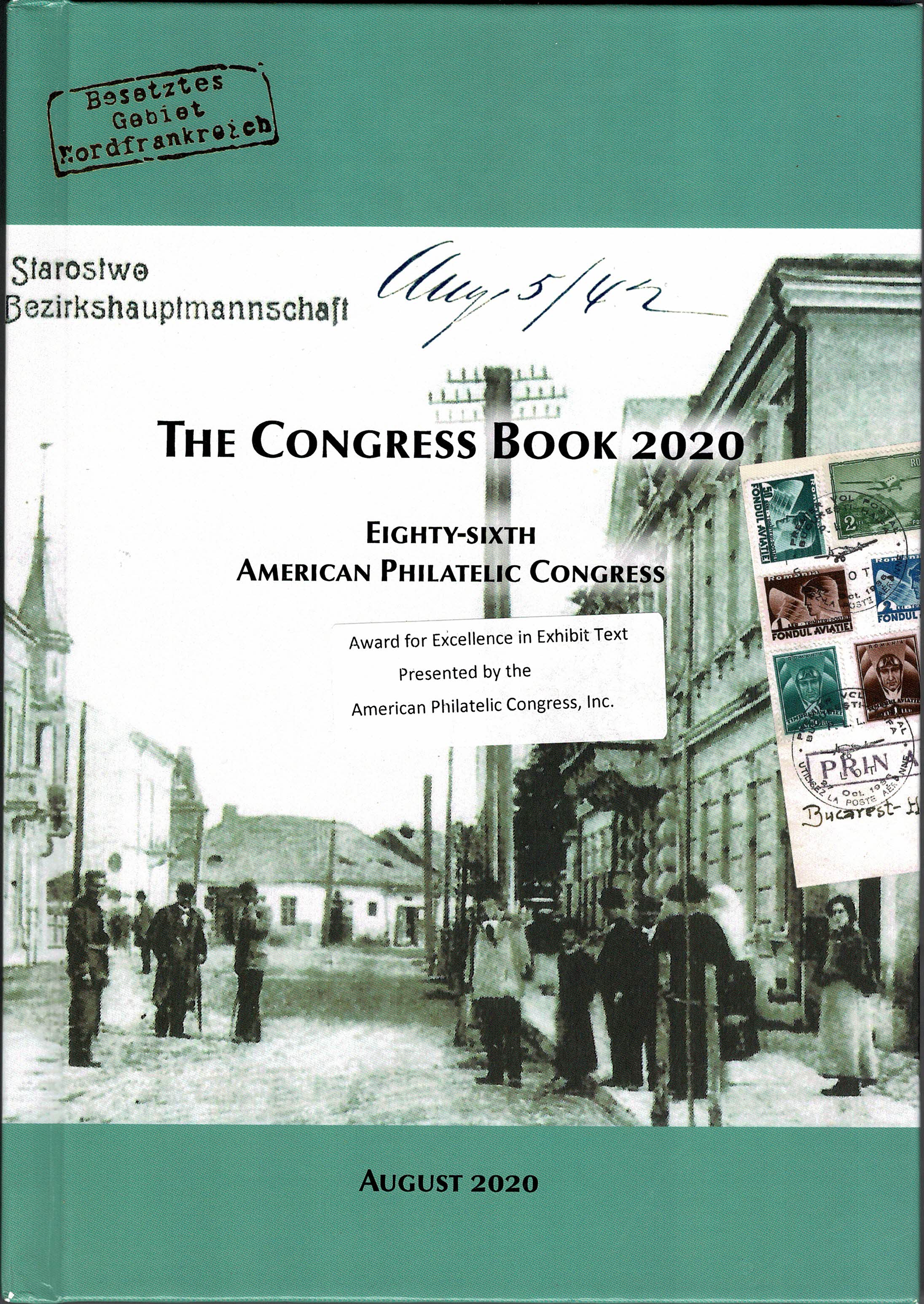 American Philatelic Congress Award 2020